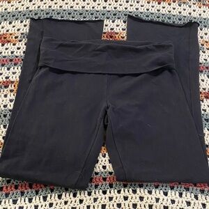 Skims Cotton Jersey Fold Over Pants